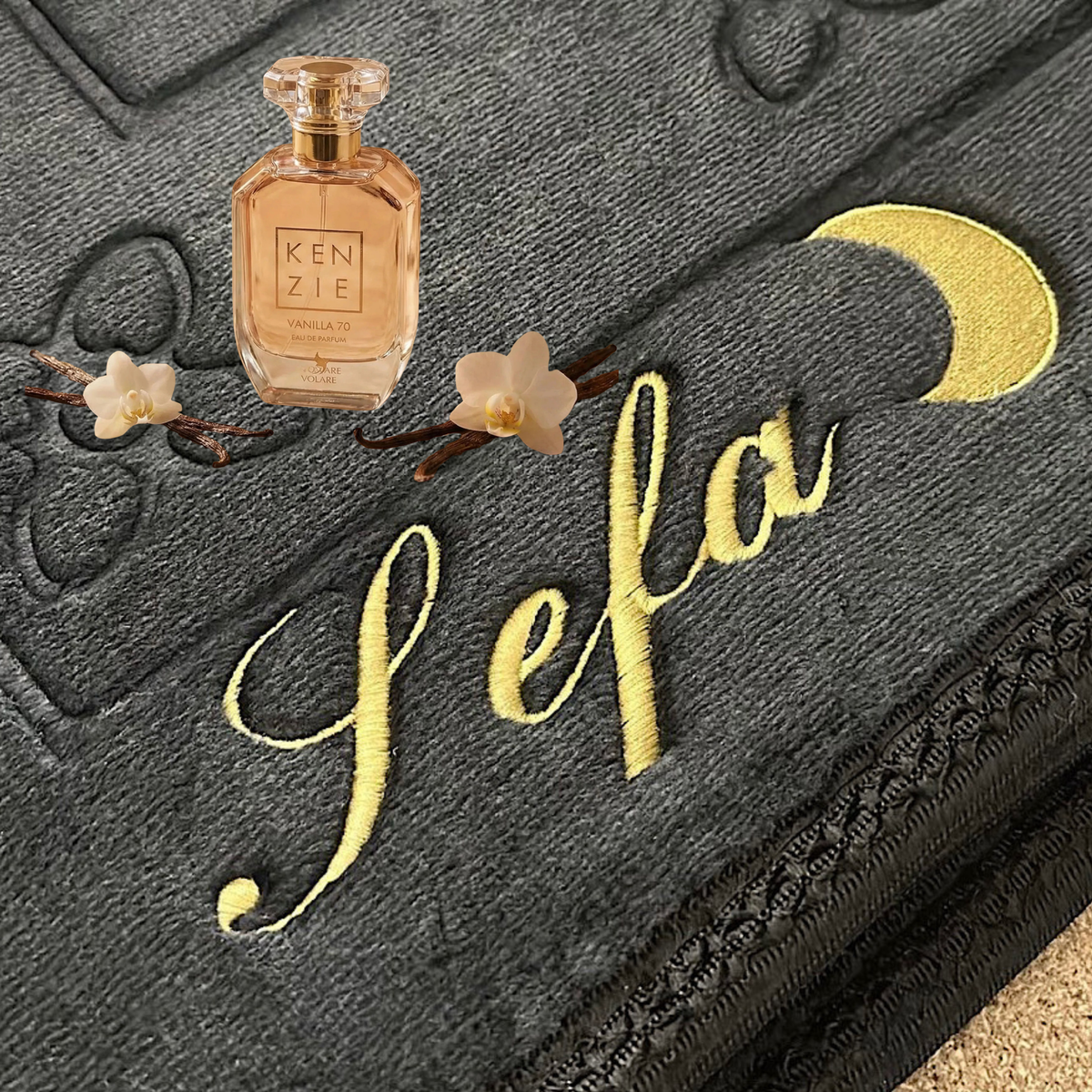 AKTION: Personalisierter Gebetsteppich + KENZIE Vanilla 50ml