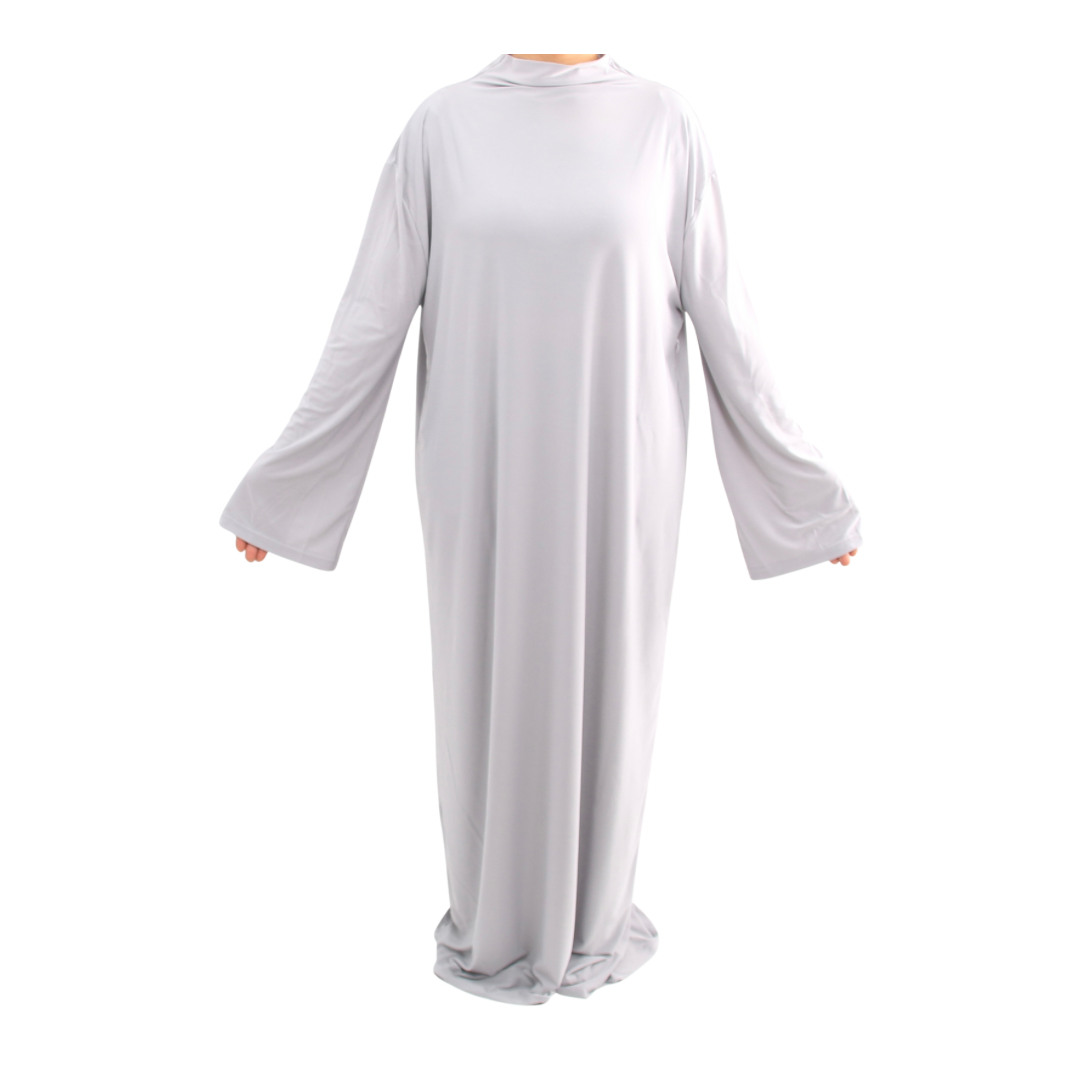 Abaya + Khimar Zweiteiler - Grey l Premium Set