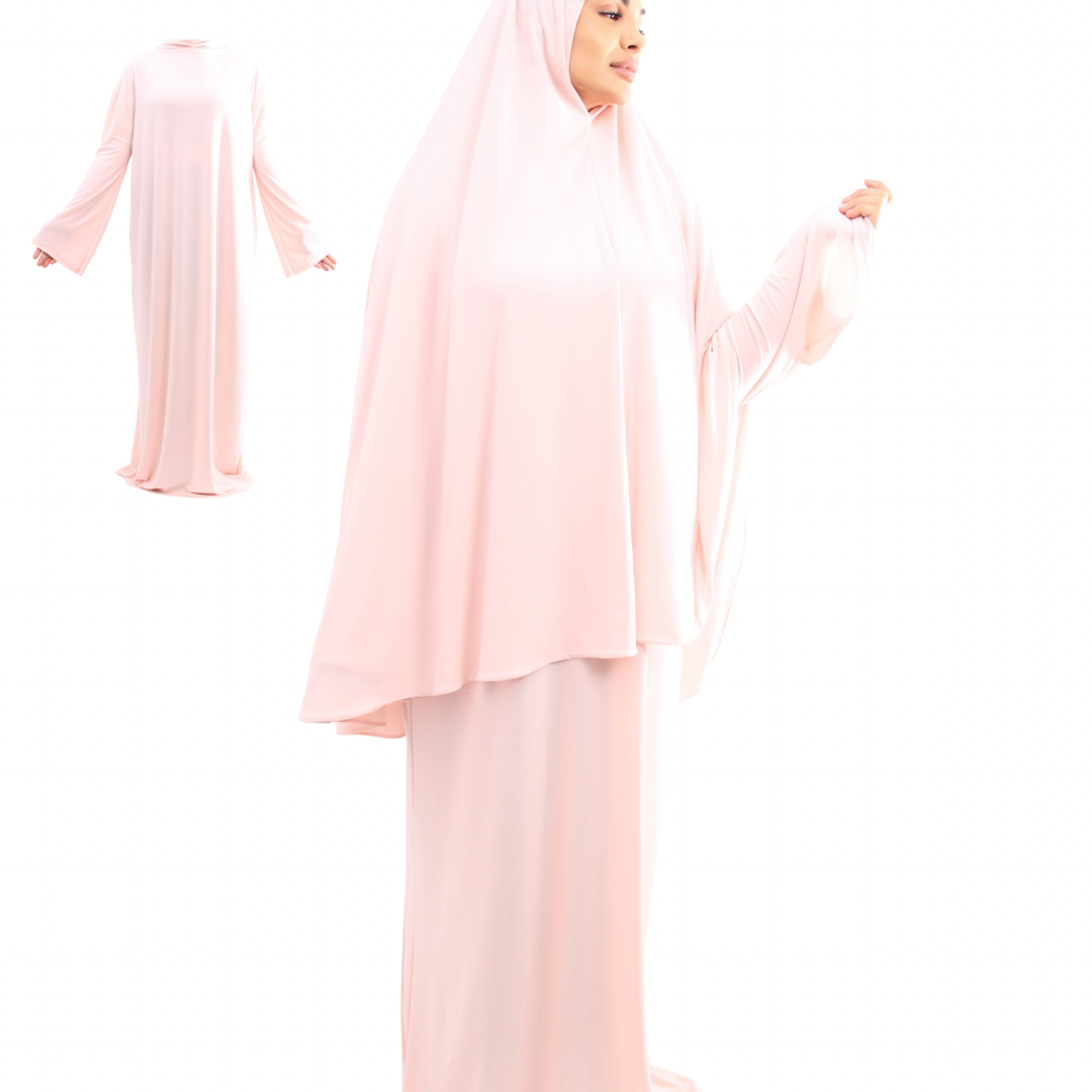 Abaya + Khimar Zweiteiler - Rose l Premium Set
