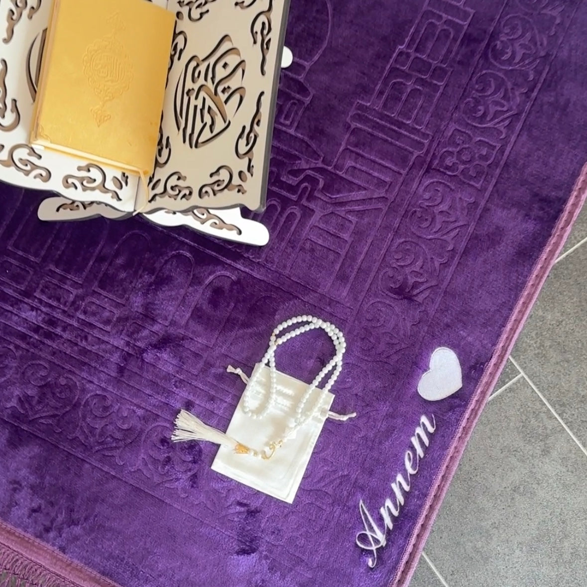 Personalized prayer rug - padded