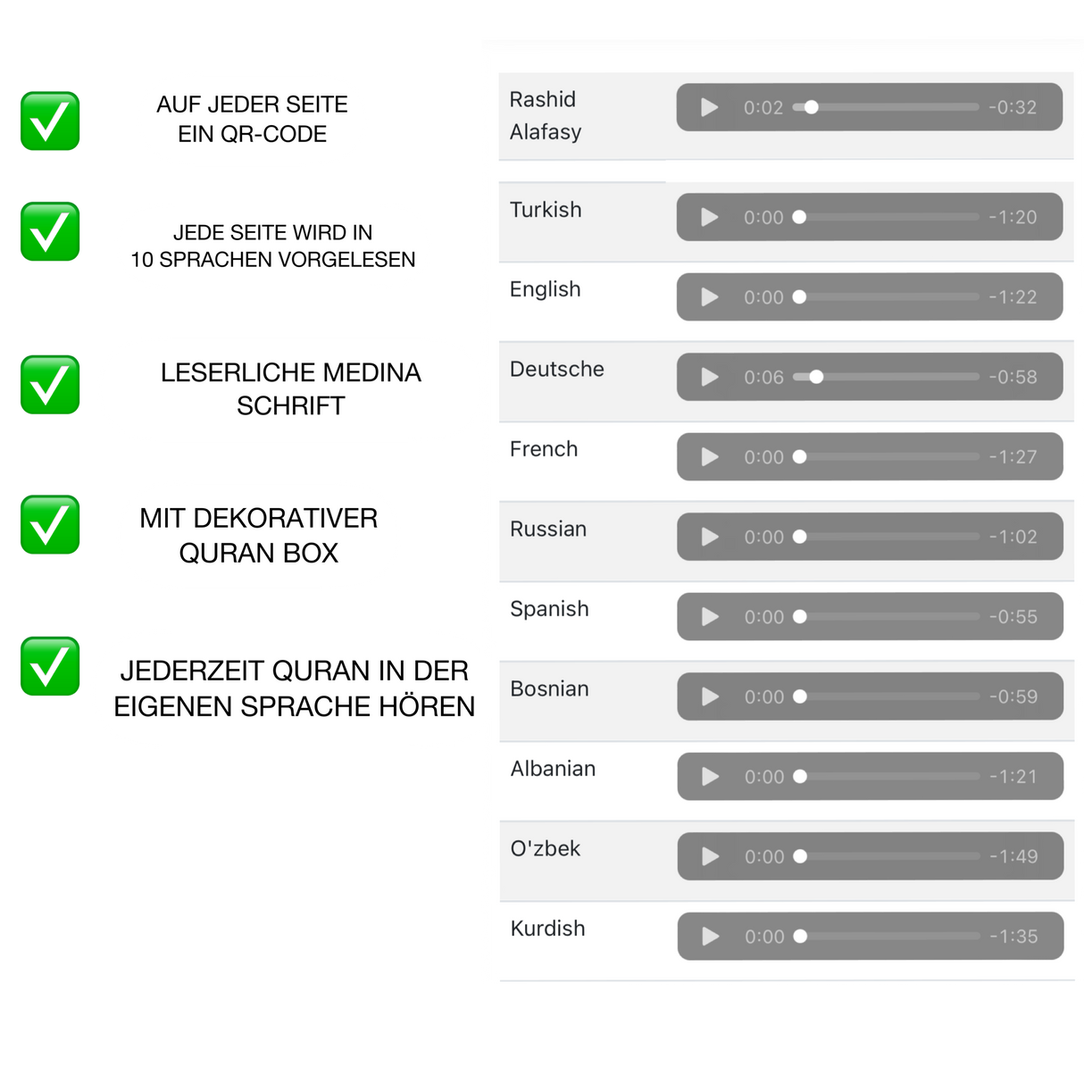 Quran Box im Kaaba Stil Schwarz/Gold