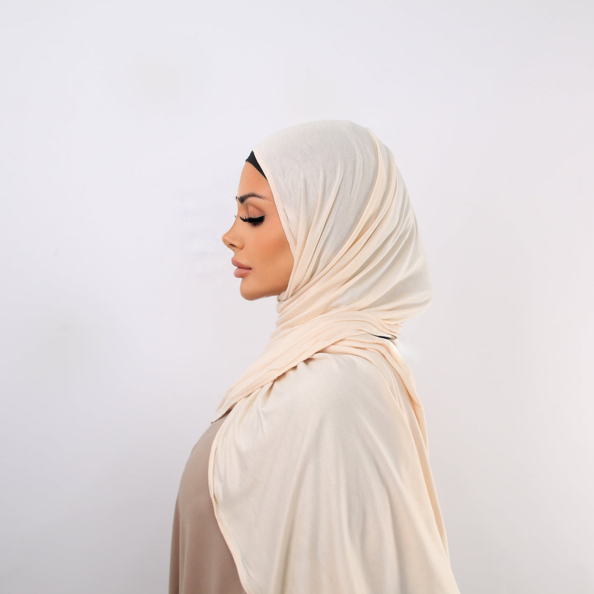 Jersey Hijab - Nude