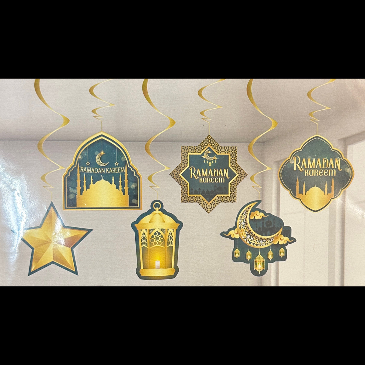 Ramadan Kareem Deko zum aufhängen 6 tlg.