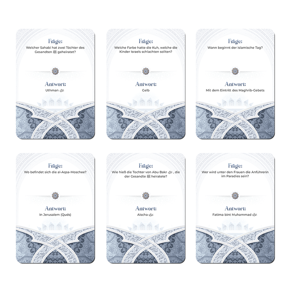 Islamisches Quiz - Gemischte Themen - 107 Fragen