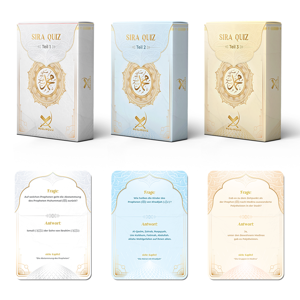 Islamisches Quiz Geschenkset - Thema Sira