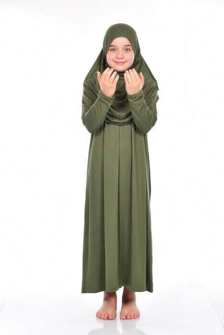 Jilbab for children - one-piece