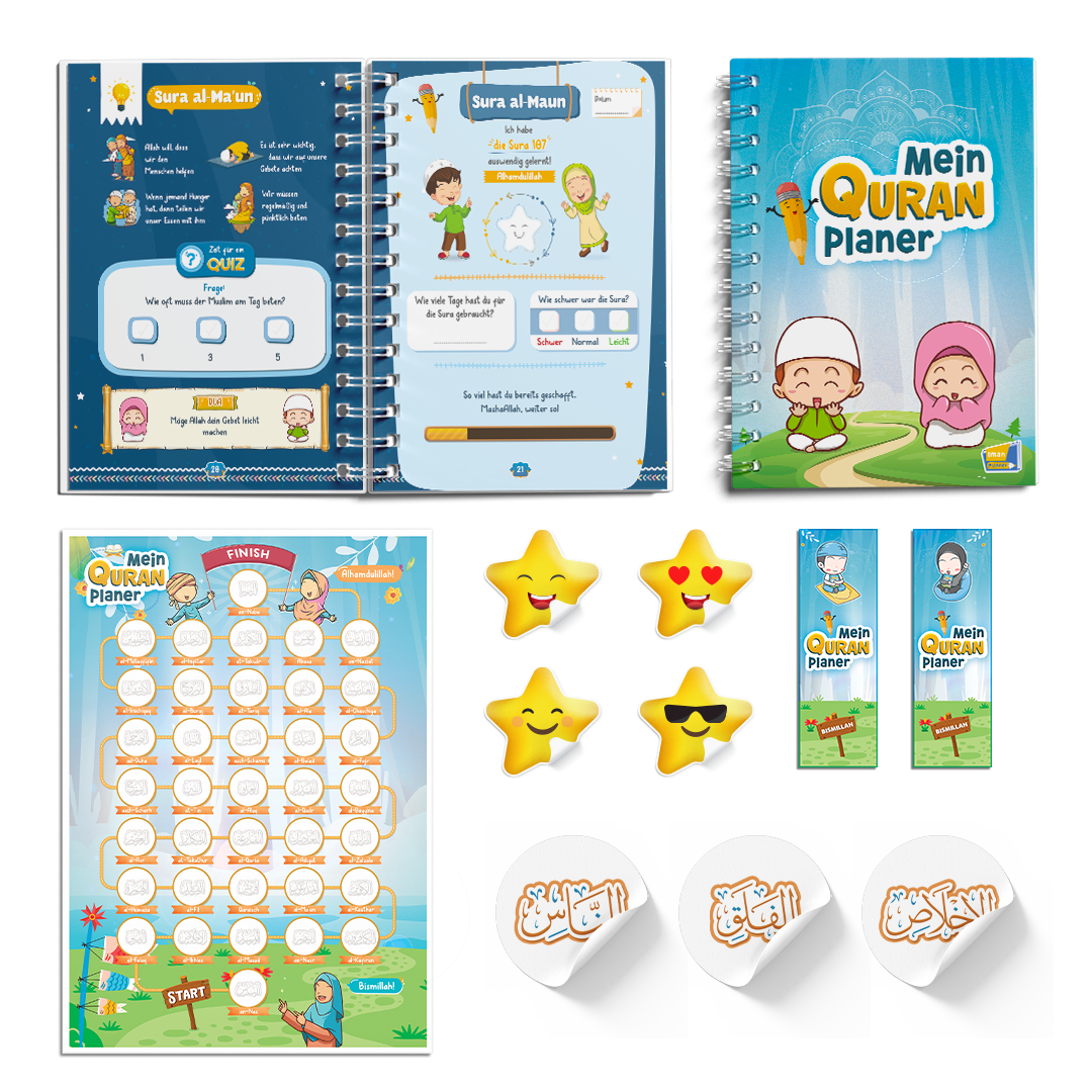 Mein Quran Planner - für Kinder
