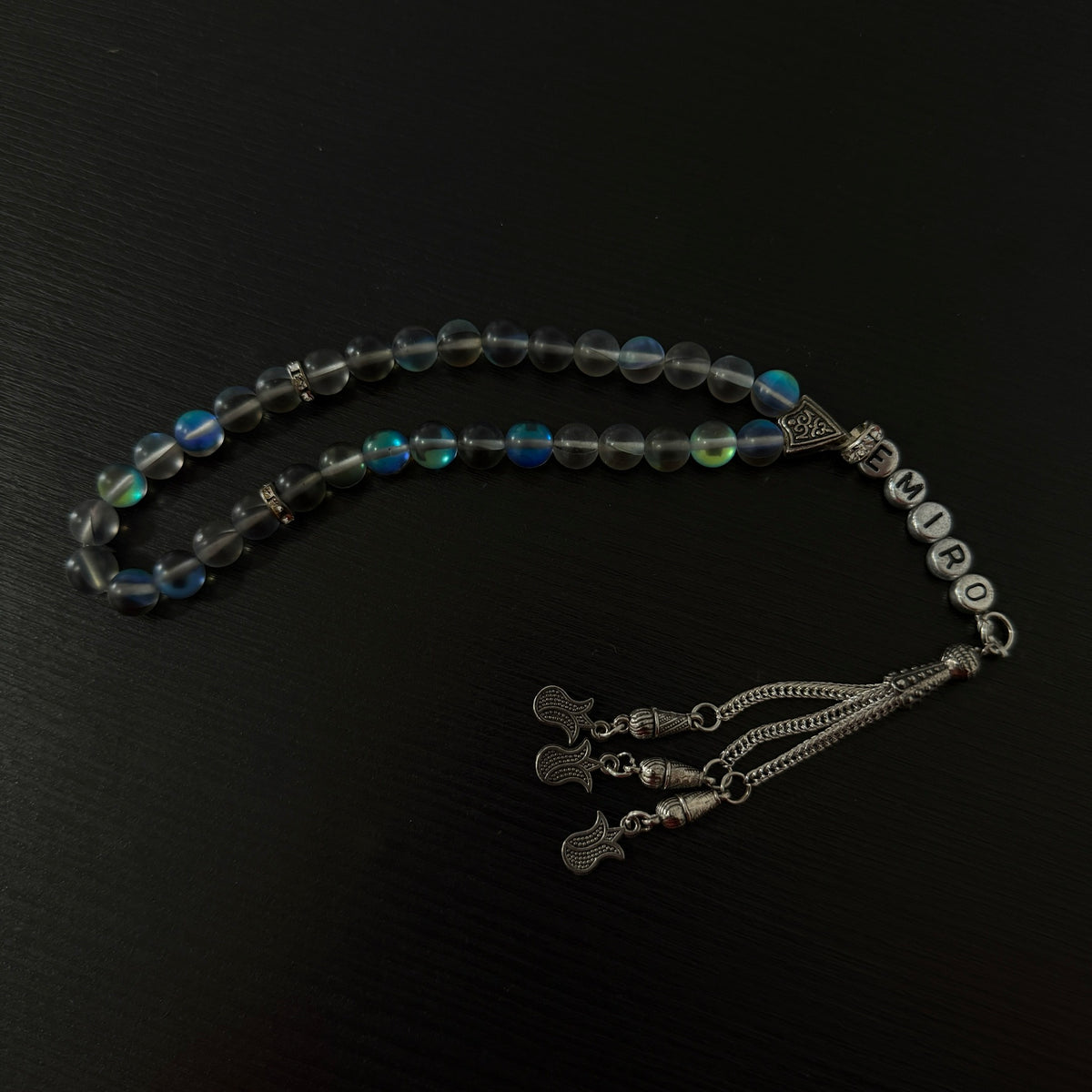 AKTION: Personalisierte Tesbih - Shiny Pearls