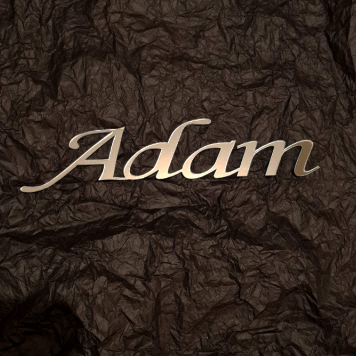 Plexiglas nameplate - self-adhesive