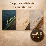 3er Set - 3x personalisierte Gebetsteppiche