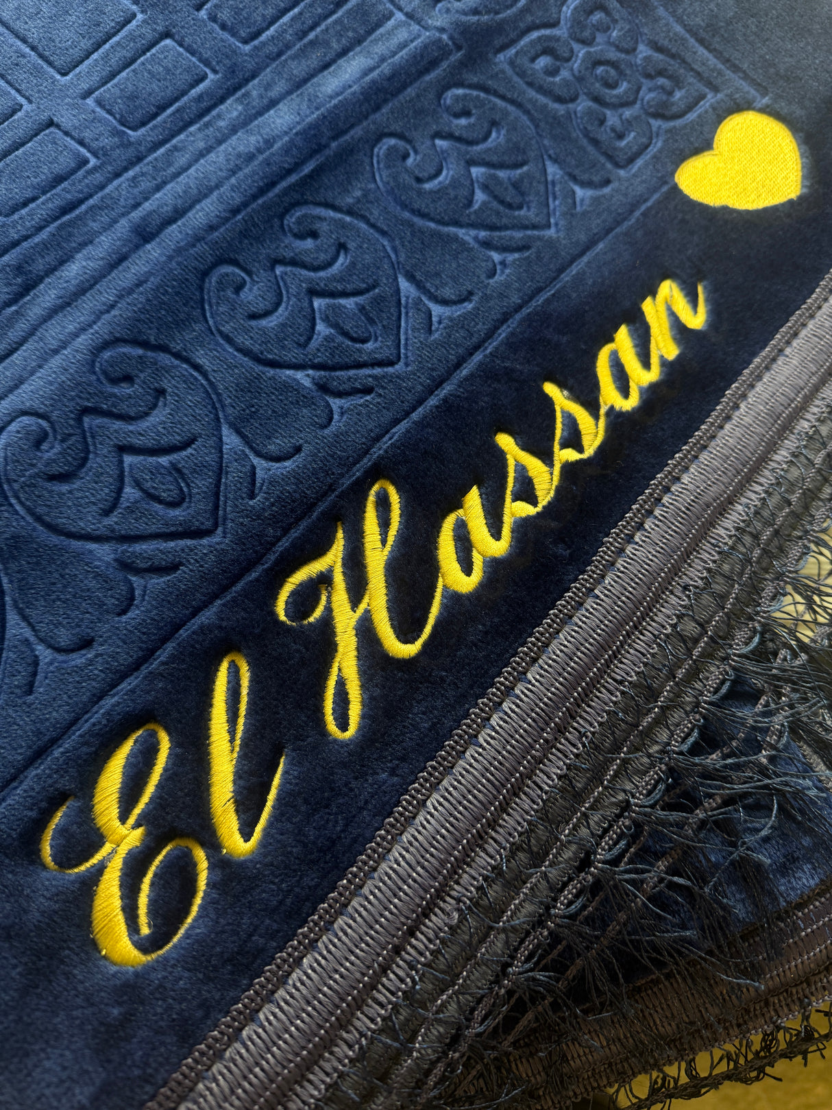 Personalisierter Gebetsteppich