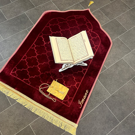 Prayer rug with padding