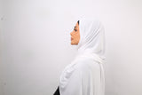 Jersey Hijab - White
