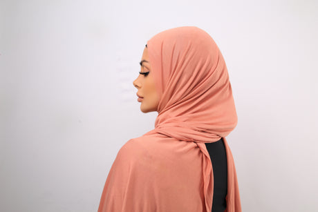 Jersey Hijab - Peach