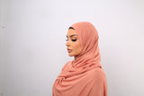 Jersey Hijab - Peach