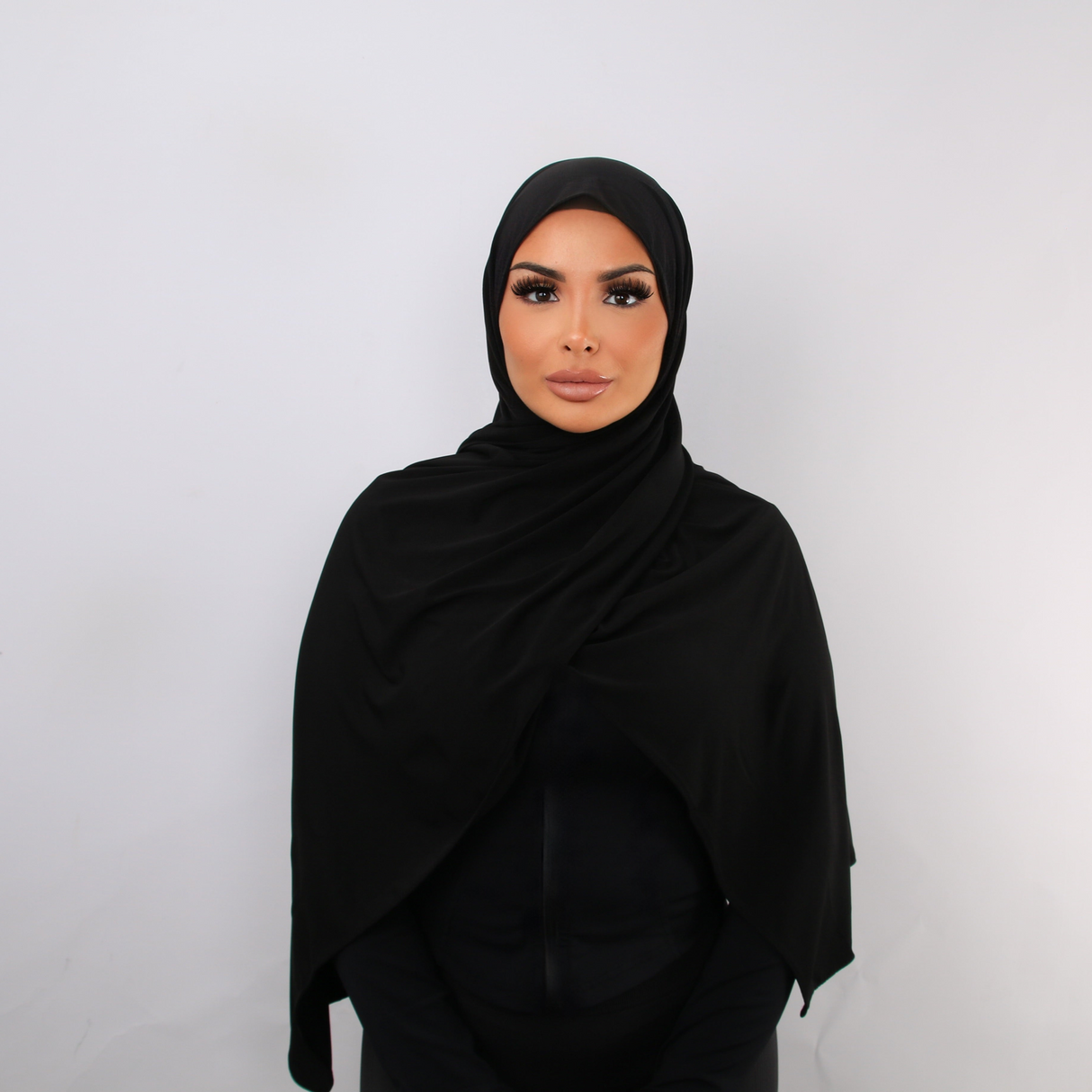 Jersey Hijab - Black