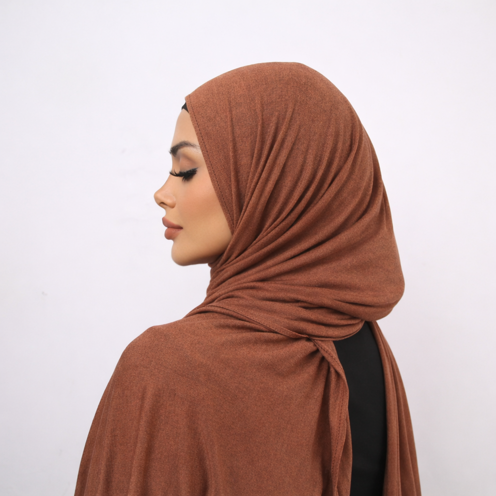 Jersey Hijab - Mokka