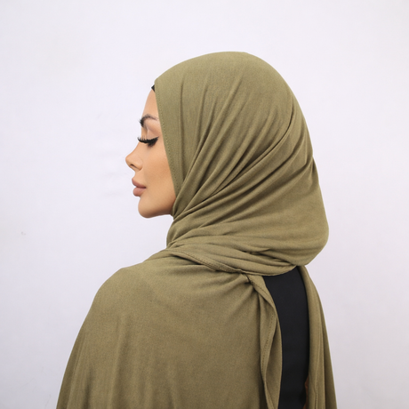 Jersey Hijab - Khaki