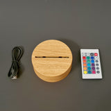 Holz LED-Leuchte