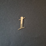 Plexiglas Buchstabe - selbstklebend