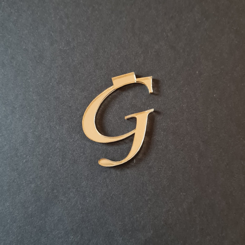 Plexiglas Buchstabe - selbstklebend