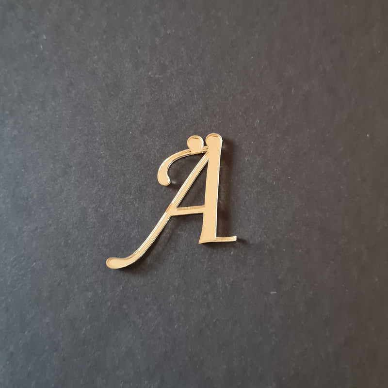 Plexiglas Buchstabe - selbstklebend