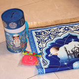 Islamic prayer rug set for children